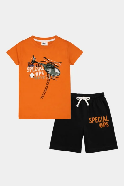 Special Ops Helicopter T-Shirt & Shorts Set