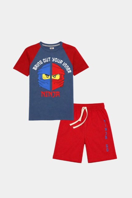 Ninja-Themed Nicker & Shirt Set for Kids
