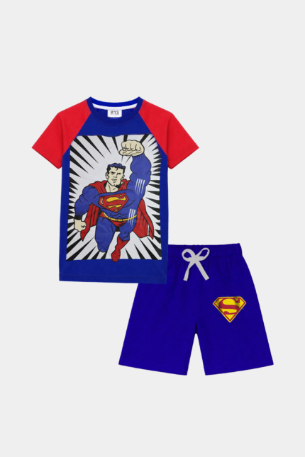 Superman Kids Summer T-Shirt & Shorts Set