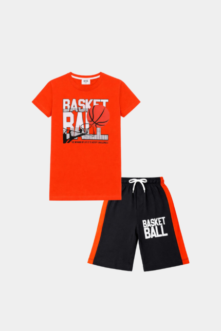 Basketball Champ" Boys' Summer Sports Co-Ord Set
