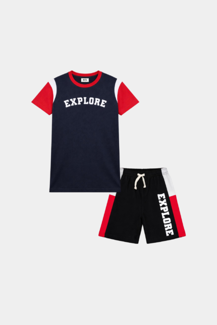 Explorer Spirit Kids Summer Set T-Shirt & Shorts Set