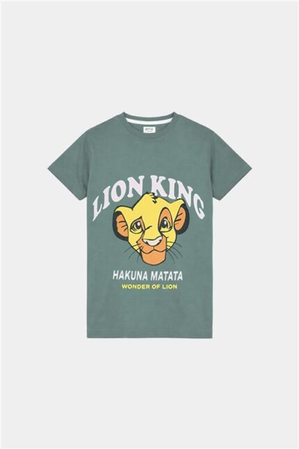 Boys Lion King Hakuna Matata Summer T-Shirt – Green