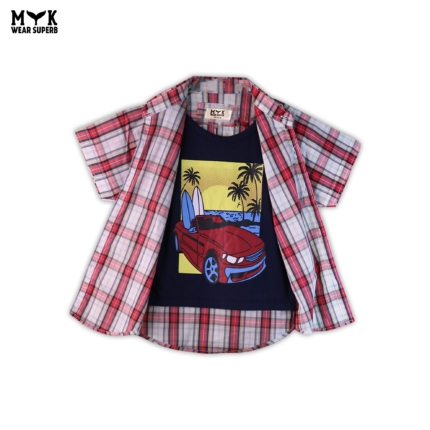 Sea View Open Casual Shirt Set