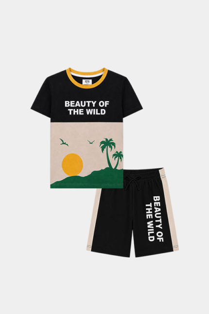 Beauty of the Wild" Boys' Summer Co-Ord Set