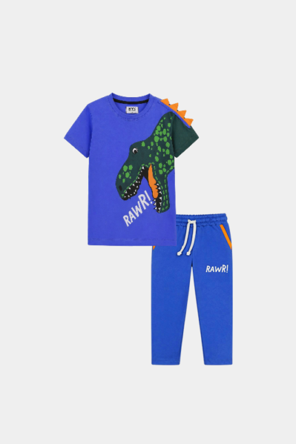 RAWR Dino Spike Blue Summer Set