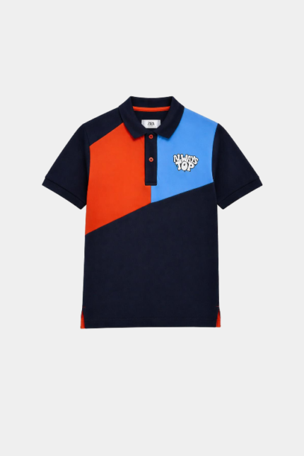 Always On Top MYK Toddler Boys Color block Polo Shirt